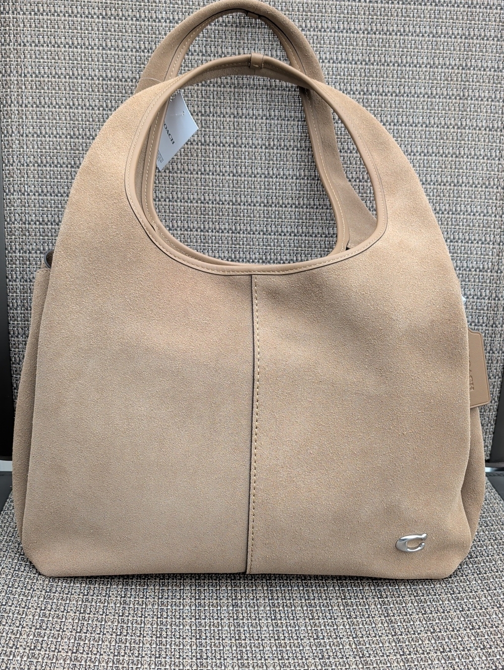 Coach Lana Shoulder Bag In "Peanut Suede" (CR673) NWT